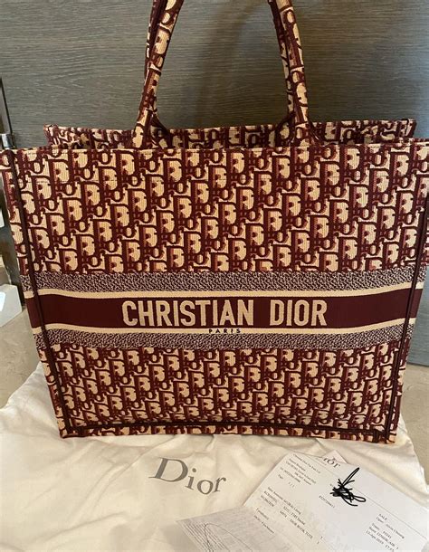 christian dior red bag price|christian dior tote bag red.